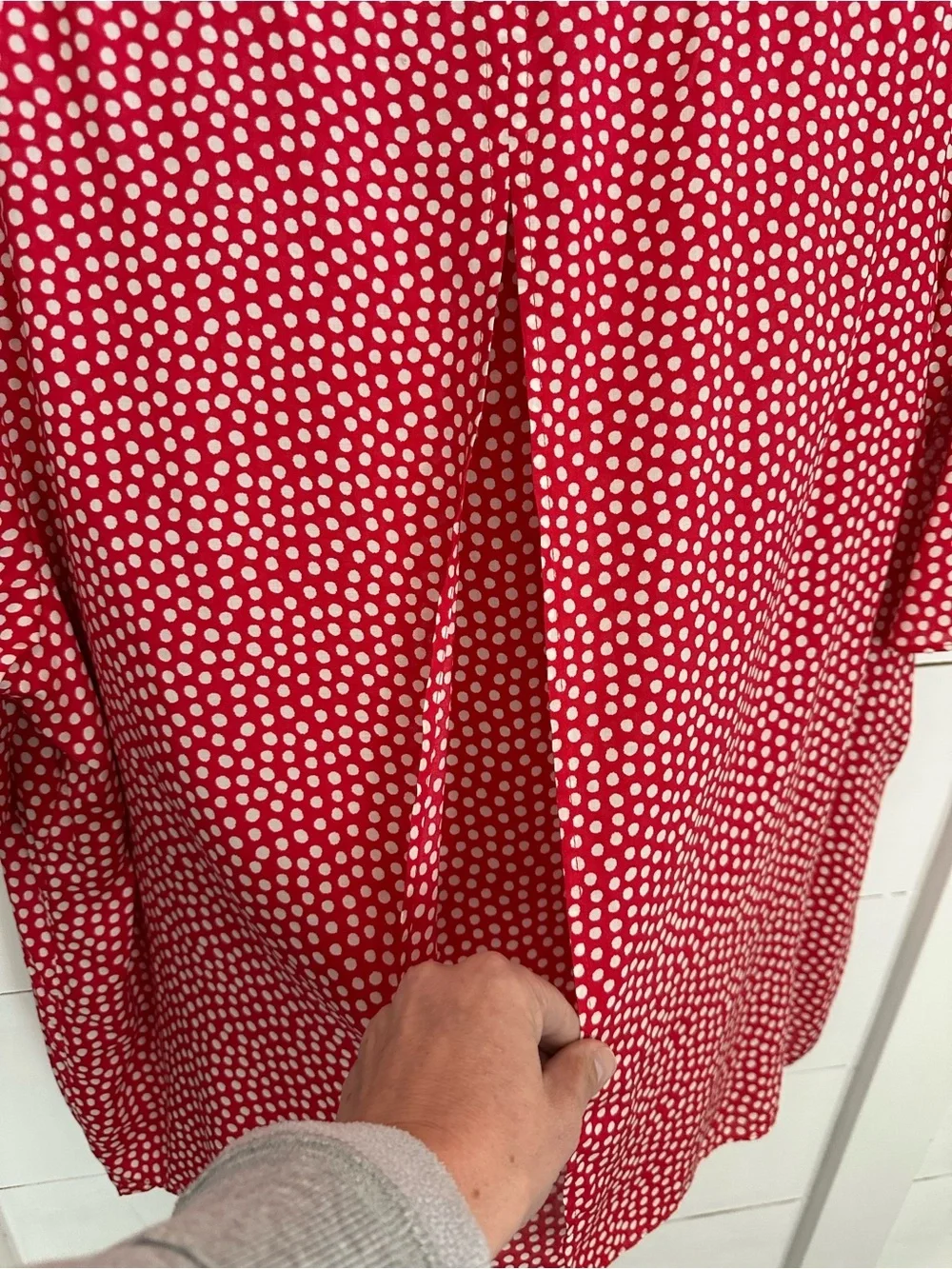New Boden 18 rose-Ivory puff short sleeve split back model plussize workwear top
